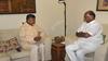 Chief Minister of Andhra Pradesh and Telugu Desam Party President N. Chandrababu Naidu meets NCP President Sharad Pawar, in New Delhi