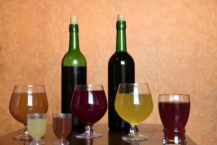 Bottled goodness of home-made wines
