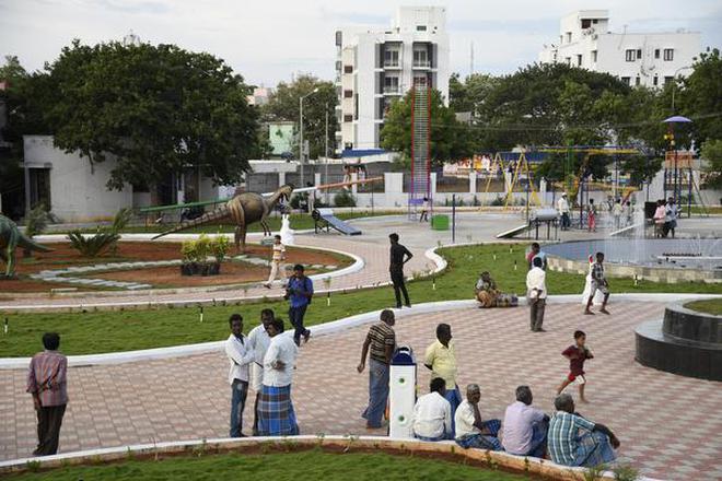 A view of Science Park at Anna Nagar in Tiruchi.