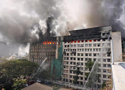 Fire At Gst Bhavan Damages Documents Inquiry Ordered The Hindu