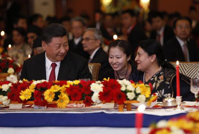 Image result for xi dinner in nepal