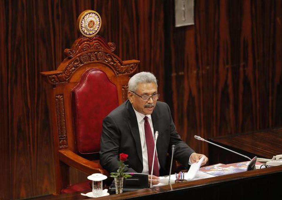 Sri Lankan President Gotabaya Rajapaksa. File