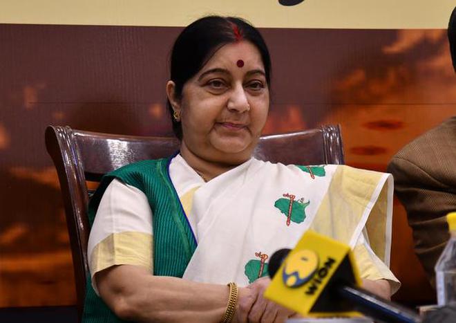 Former Union Minister Sushma Swaraj passed away on Tuesday night after suffering a heart attack in New Delhi. File photo