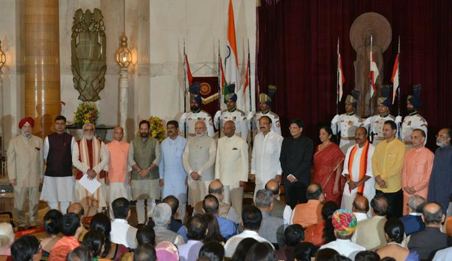 full list of union cabinet and council of ministers - the hindu