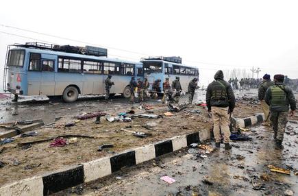 Image result for Pulwama attack 2019