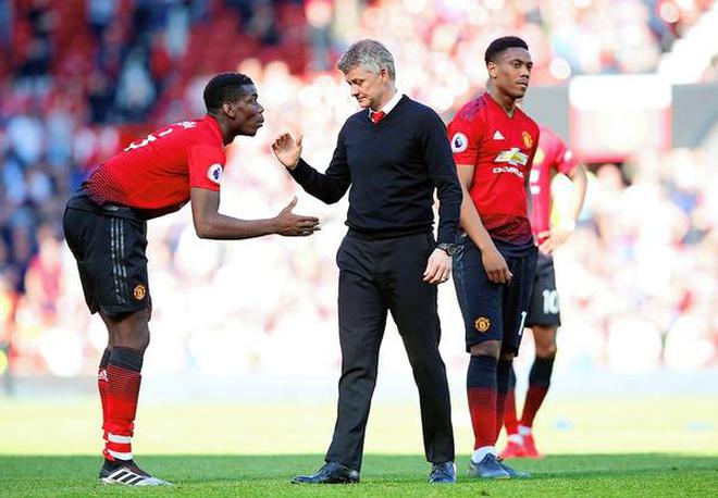 Troubled times: With a question mark still hanging over Paul Pogba continuing at Manchester United, Solskjaer has a tough task at hand to rebuild the team.