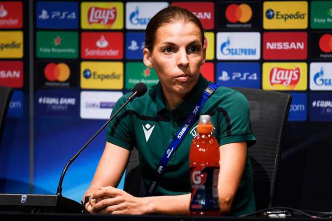 Image result for Klopp hails female referee for Super Cup as 'historic moment'